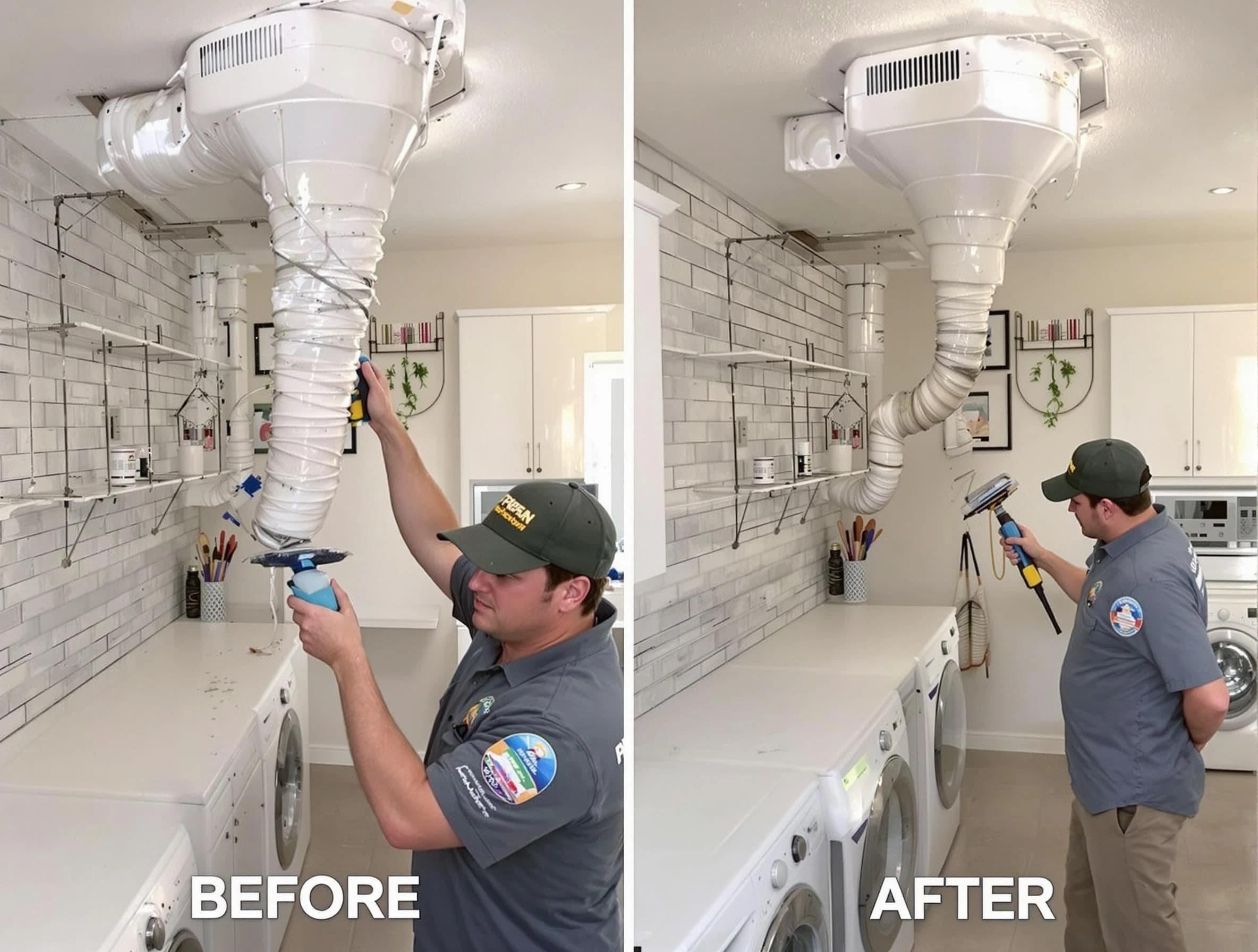 Professional dryer exhaust vent cleaning by Franklin Park Dryer Vent Cleaning in Franklin Park