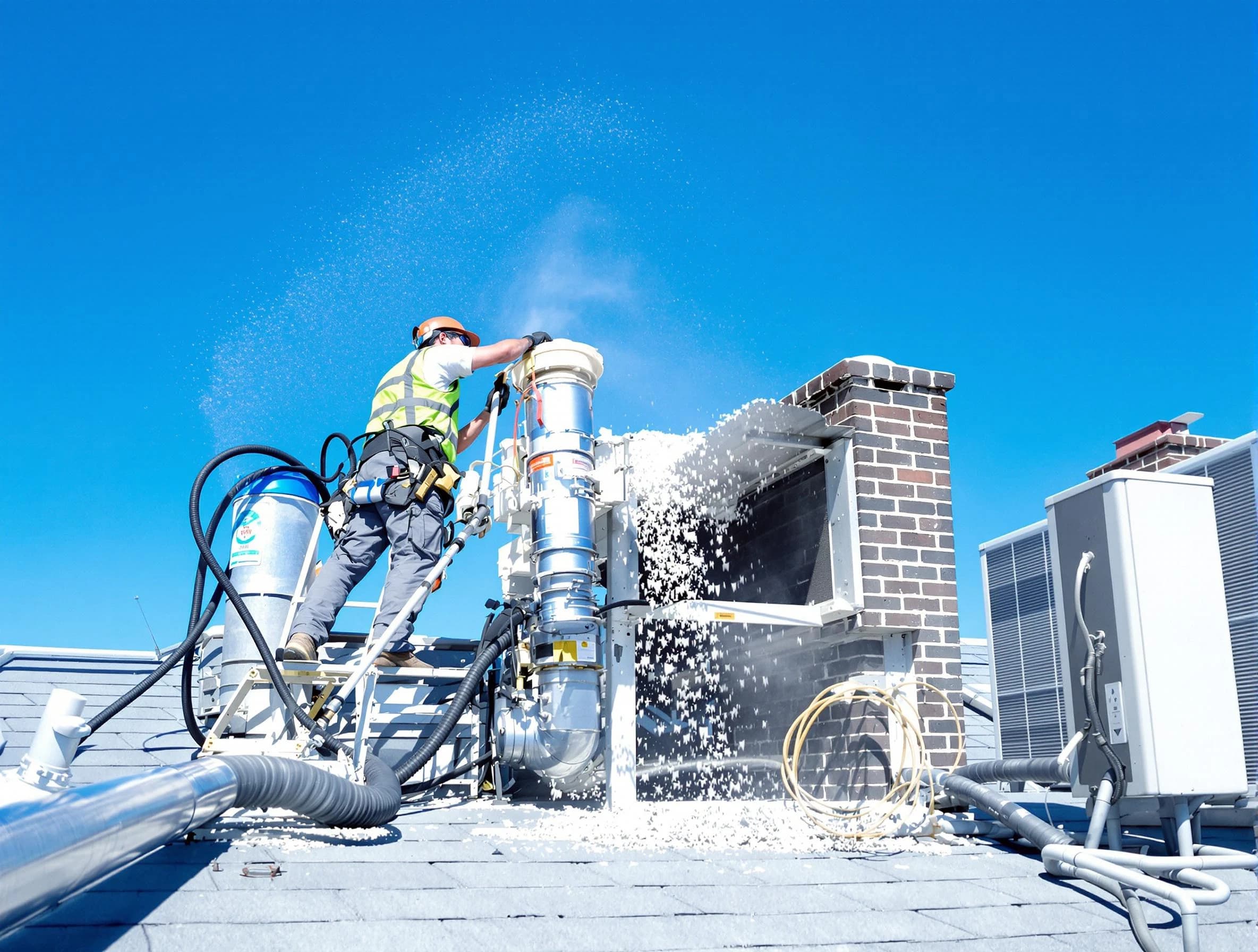 Expert roof dryer vent cleaning by Franklin Park Dryer Vent Cleaning in Franklin Park