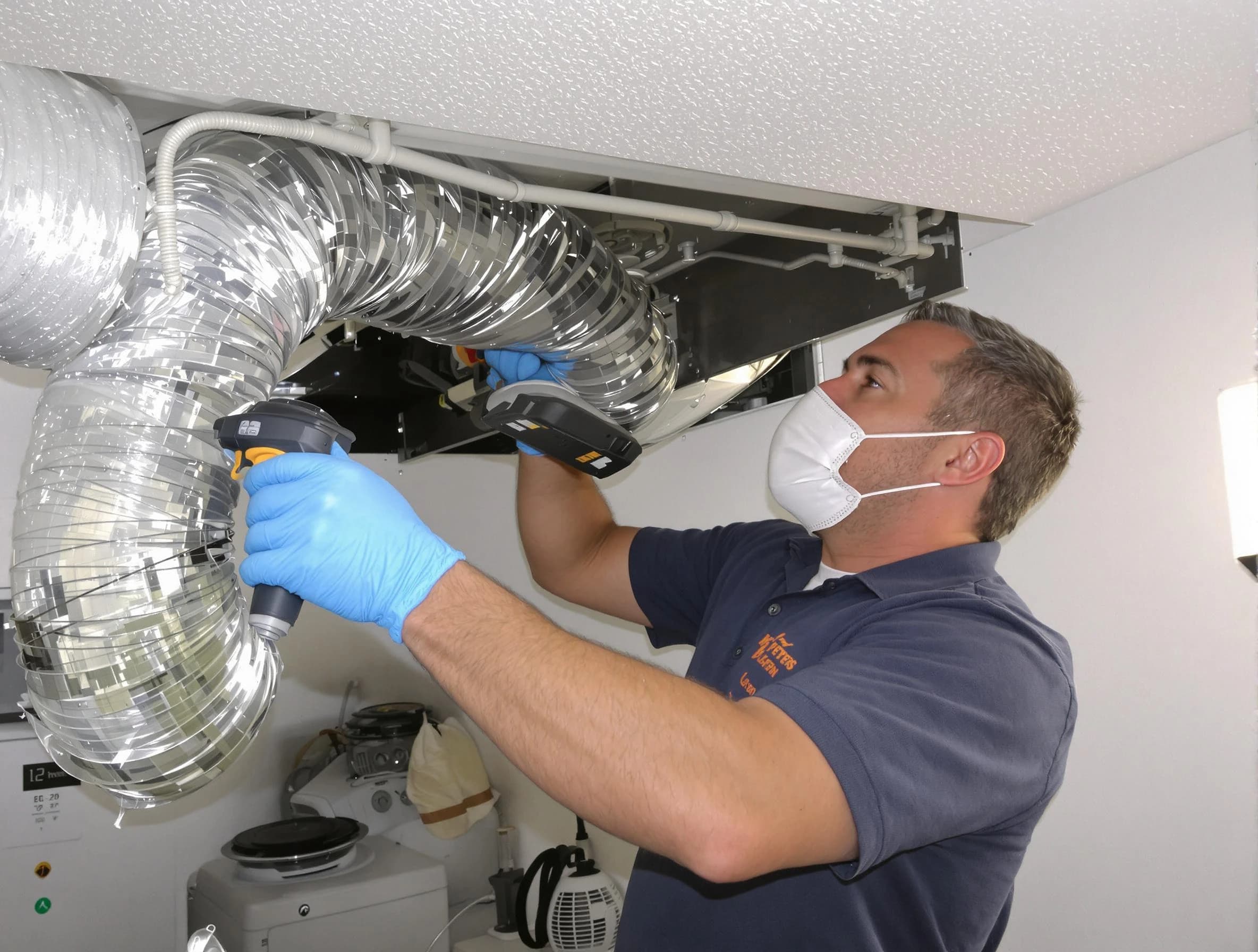 Franklin Park Dryer Vent Cleaning professional performing thorough residential dryer vent cleaning in Franklin Park