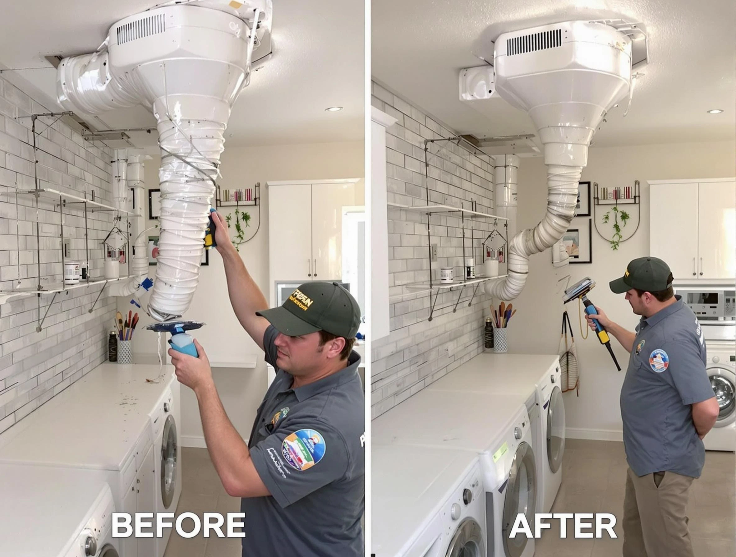 Professional dryer exhaust vent cleaning by Franklin Park Dryer Vent Cleaning in Franklin Park